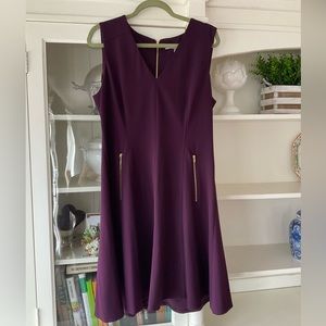 NWT Marc New York, Fit and Flare Purple Dress, size 14